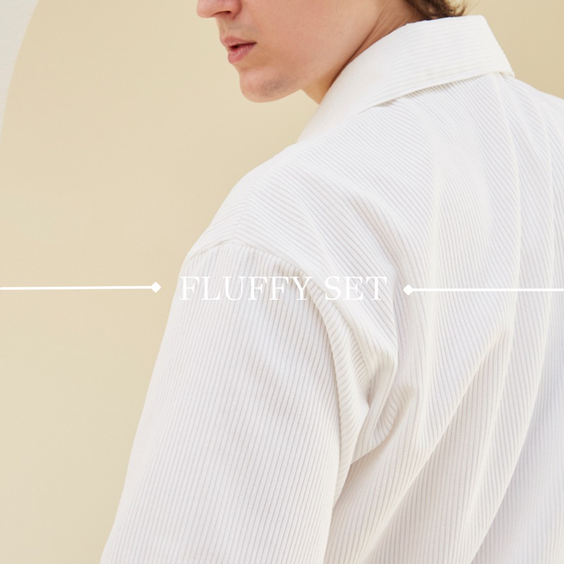 Fluffy set (White color) | Shopee Thailand