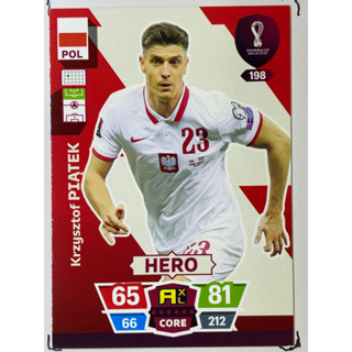 Krzysztof Piatek การ์ดนักฟุตบอล ฟุตบอลโลก Worldcup 2022 การ์ดสะสม Poland การ์ดนักเตะ โปแลนด์