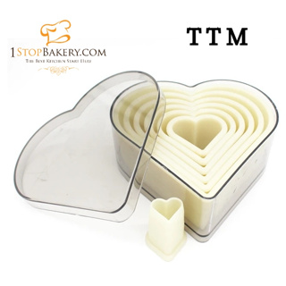 Heart Exoglass Nylon Cutter (CT002) /ที่ตัดรูปหัวใจแบบเรียบ