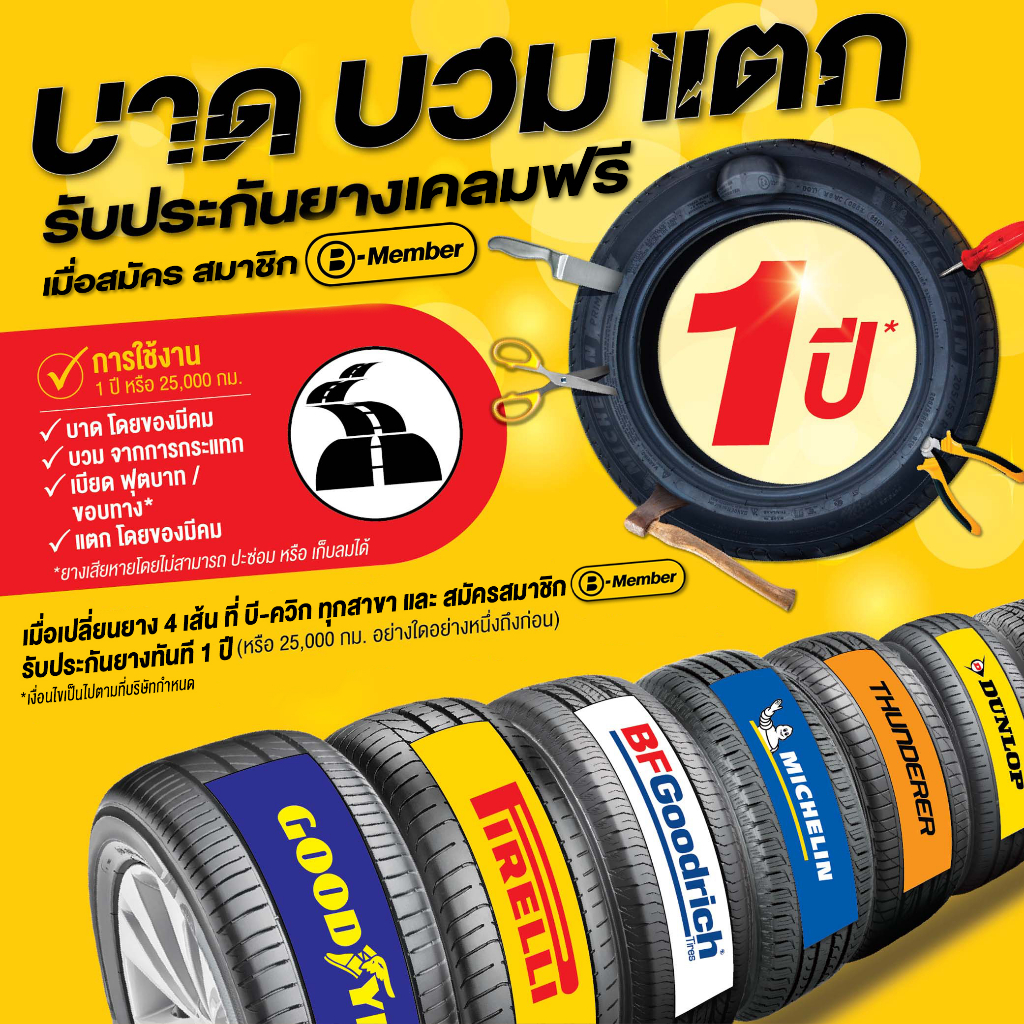 ยางรถยนต์-4-เส้น-สำหรับรถยนต์ยี่ห้อ-honda-civic-ยาง-michelin-dunlop