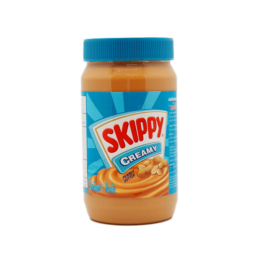 tha-shop-1-kg-x-1-skippy-สกิปปี-เนยถั่วทาขนมปัง-เนยถั่ว-แบบบดละเอียด-peanut-butter-ทาขนมปัง-บิสกิต-แซนวิส-ขนมกินเล่น