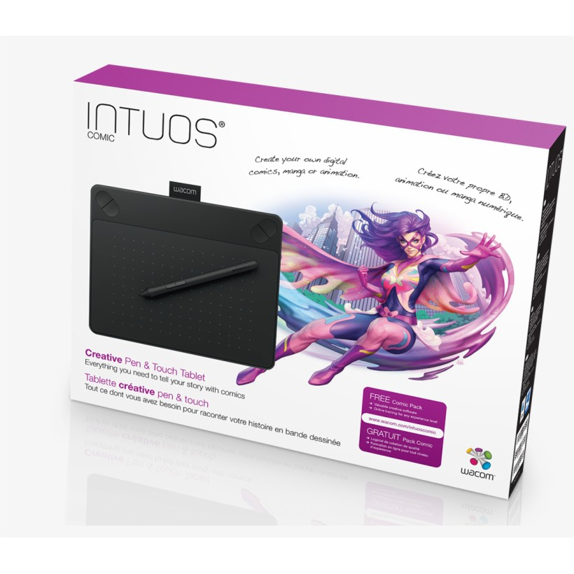 intuos-comic-pt-small-wacom-cth-490-k1-เมาส์ปากกา-cth-490-k1-cx-black-sale-ลดล้างสต๊อก-ราคาพิเศษ