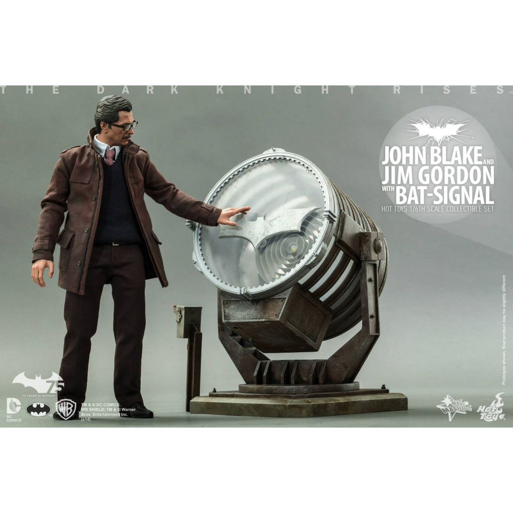 hot-toys-mms275-john-blake-and-jim-gordon-wits-bat-signal-collectible-set-the-dark-knight-rises-1-6-scale-โมเดล-ฟิกเกอร์