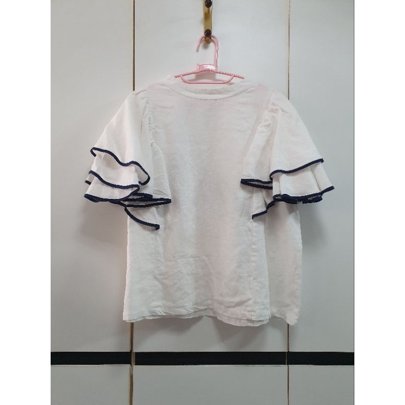 2nd-สิรี-เสื้อผ้าลินิน-สีขาว-แขนระบาย