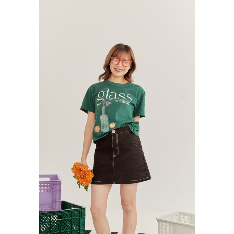 ภาพสินค้าcanvas short skirtกระโปรงสั้นผ้าแคนวาส จากร้าน mon2sun_official บน Shopee ภาพที่ 5