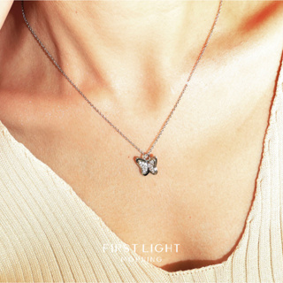 First Light Morning : Angel Necklace สร้อยพร้อมจี้ผีเสื้อ ปรับความยาวได้ 40-44 cm.