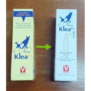 ภาพขนาดย่อของภาพหน้าปกสินค้าNano Klea Spray3ขวด50ml/bottleเชื้อรา แบคทีเรีย(lotใหม่เปลี่ยนสีกล่อง) จากร้าน m.b.a.drug บน Shopee