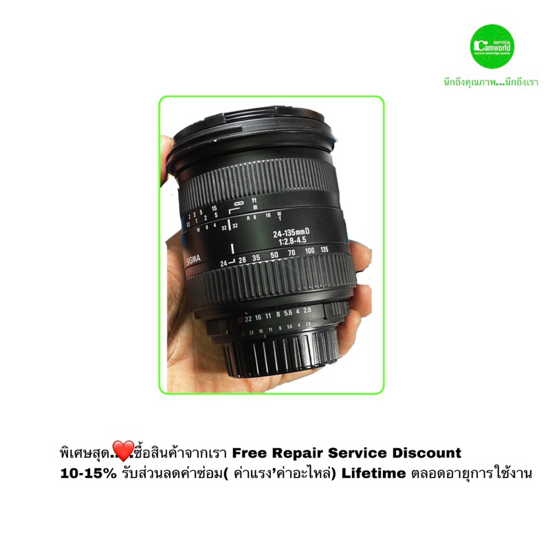 SIGMA 24-135mm f/2.8-4.5 AF IF Zoom Lens for Nikon SLR Cameras