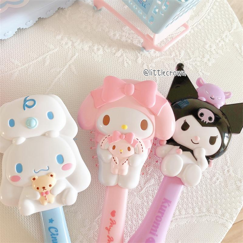 แท้ญี่ปุ่น-หวีแปรงสุดน่ารัก-sanrio-japan-ของแท้ญี่ปุ่น-พร้อมส่งค่ะ