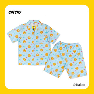 CATCHY x Kakao Friends ชุดนอน แขนสั้น ขาสั้น Ryan ไรอัน ลิขสิทธิ์แท้ พร้อมส่งจากไทย ผ้าคอตต้อนพรีเมี่ยม