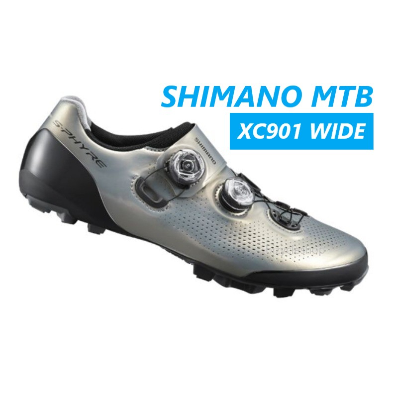 shimano-xc901-wide-รองเท้าเสือภูเขาพื้นคาร์บอนสำหรับเท้ากว้าง