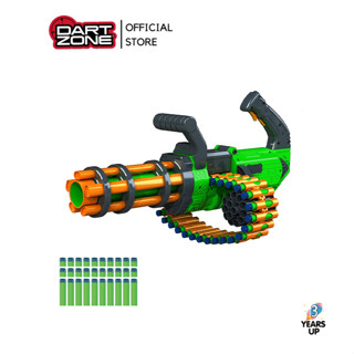 DART ZONE® ปืนของเล่น กระสุนโฟม วี-ทวิน V-Twin Motorized Gatling Belt Blaster (80 FPS) ของเล่นเด็กผช ปืนเด็กเล่น เกมส์ กีฬา ยิงปืน ต่อสู้ (ลิขสิทธิ์แท้ พร้อมส่ง) Adventure Force soft-bullet gun toy battle game