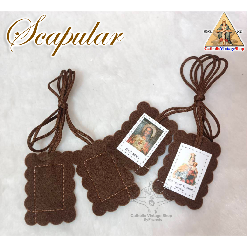 สายจำพวก-scapular-แม่พระประจักษ์แห่งภูเขาคาร์แมล-our-lady-of-mount-carmel-catholic-คาทอลิก-คริสต์