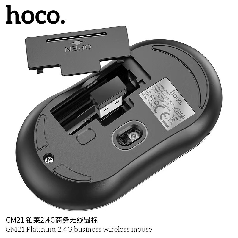 hoco-รุ่น-gm21-wireless-mouse-เม้าส์ไร้สาย-2-4g-เม้าส์ไร้สาย-แท้พร้อมส่่ง-190466