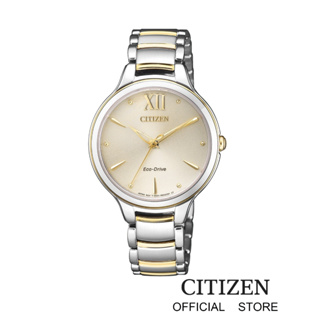 CITIZEN L Eco-Drive EM0553-85A / EM0554-82X  Lady Watch ( นาฬิกาผู้หญิงพลังงานแสง )