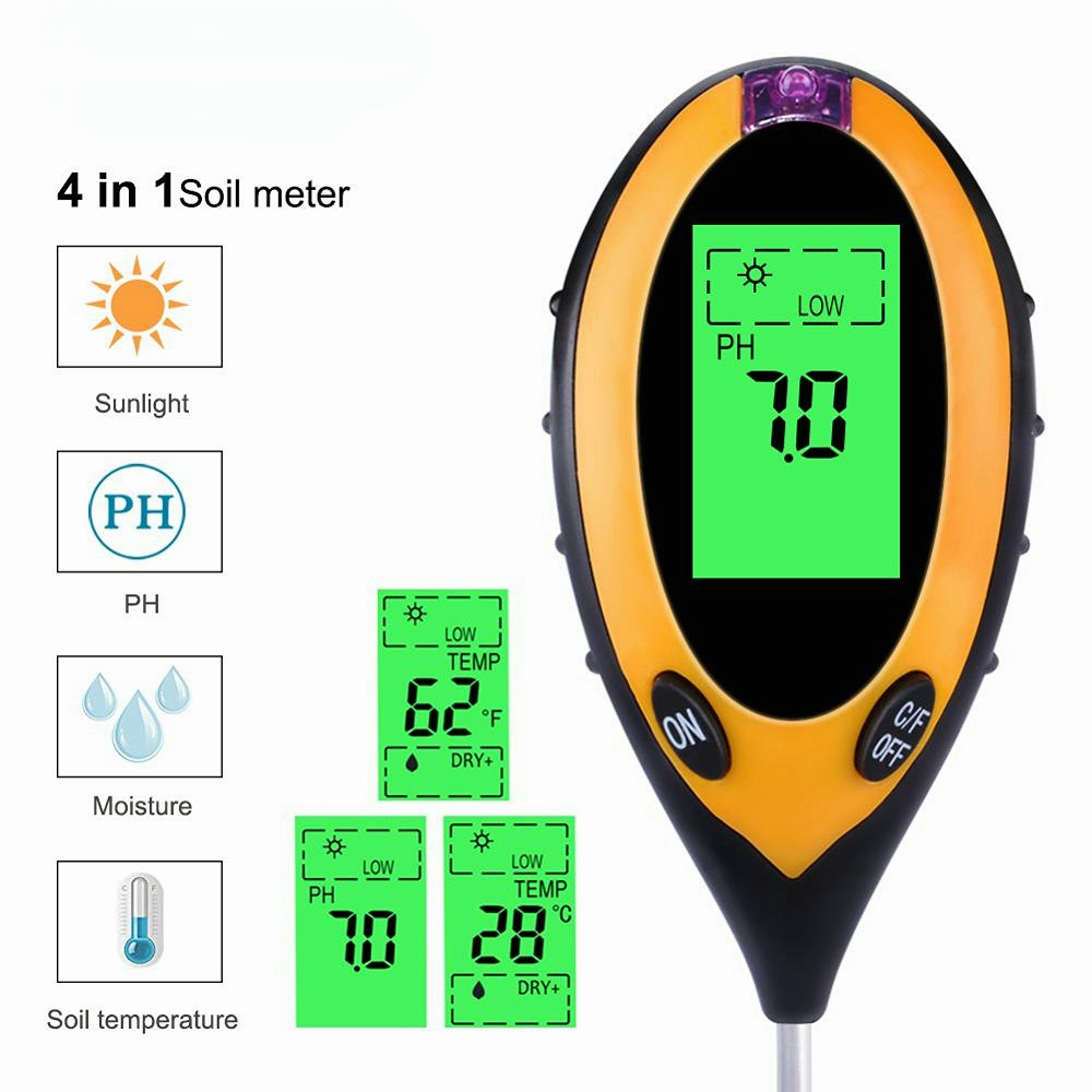 4in1-เครื่องวัดค่าดิน-soil-ph-meter-ความชื้น-อุณหภูมิ-แสง-เครื่องวัดดิน-ระบบดิจิตอล-soil-survey-instrument