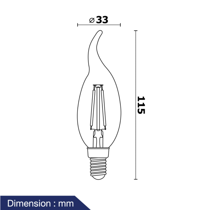 bec-หลอดไฟ-led-candle-filament-2w-e14-แสงวอร์มไวท์-แสงเหลือง