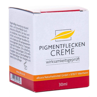 PIGMENTFLECKEN CREME allcura ครีมช่วยลดจุดสีเม็ด น้ำเข้า จาก เยอรมันนี