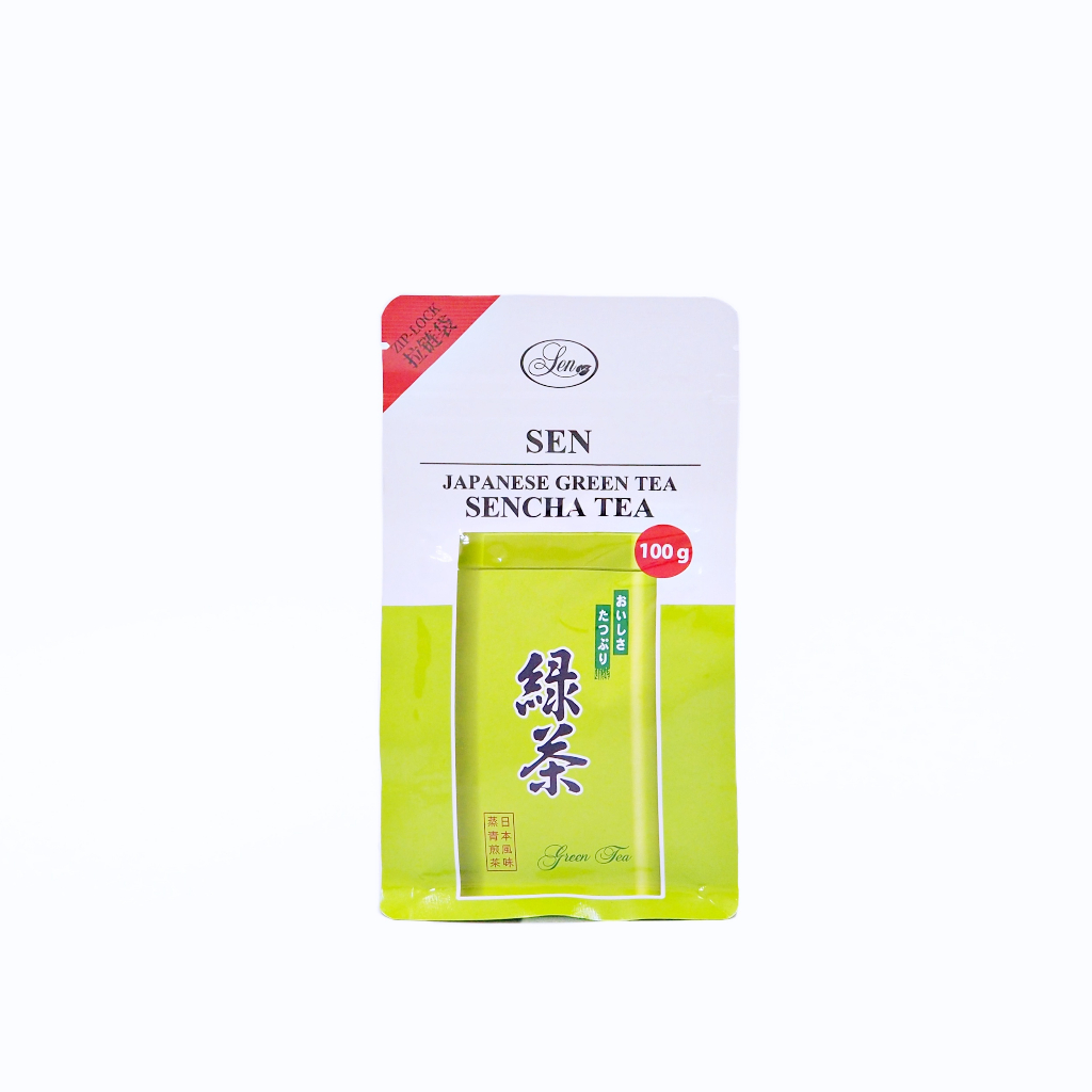 เซน-ชาเขียวญี่ปุ่นชนิดใบ-รีฟิล-100g-ชาเขียวแท้100