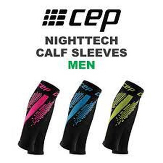 CEP Mens Nighttech Compression Calf Sleeve ปลอกรัดน่อง Compression รุ่นสะท้อนแสง (ของแท้100%)