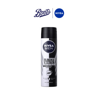 Nivea นีเวีย ดีโอ เมน สเปรย์ แบล๊ค แอนด์ ไวท์ 150 มล