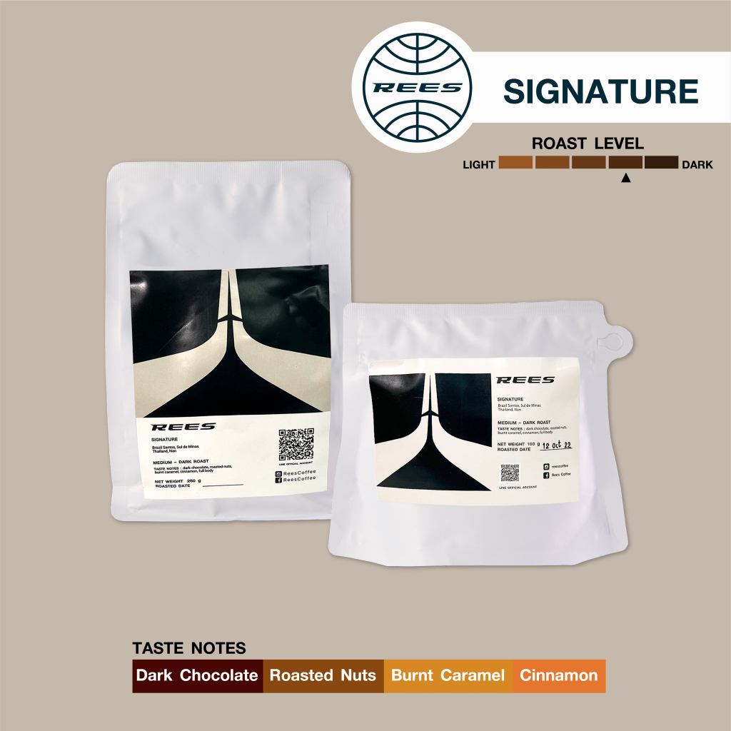 Rees Coffee - Signature Blend (เมล็ดกาแฟซิกเนเจอร์) - 250g | Shopee ...