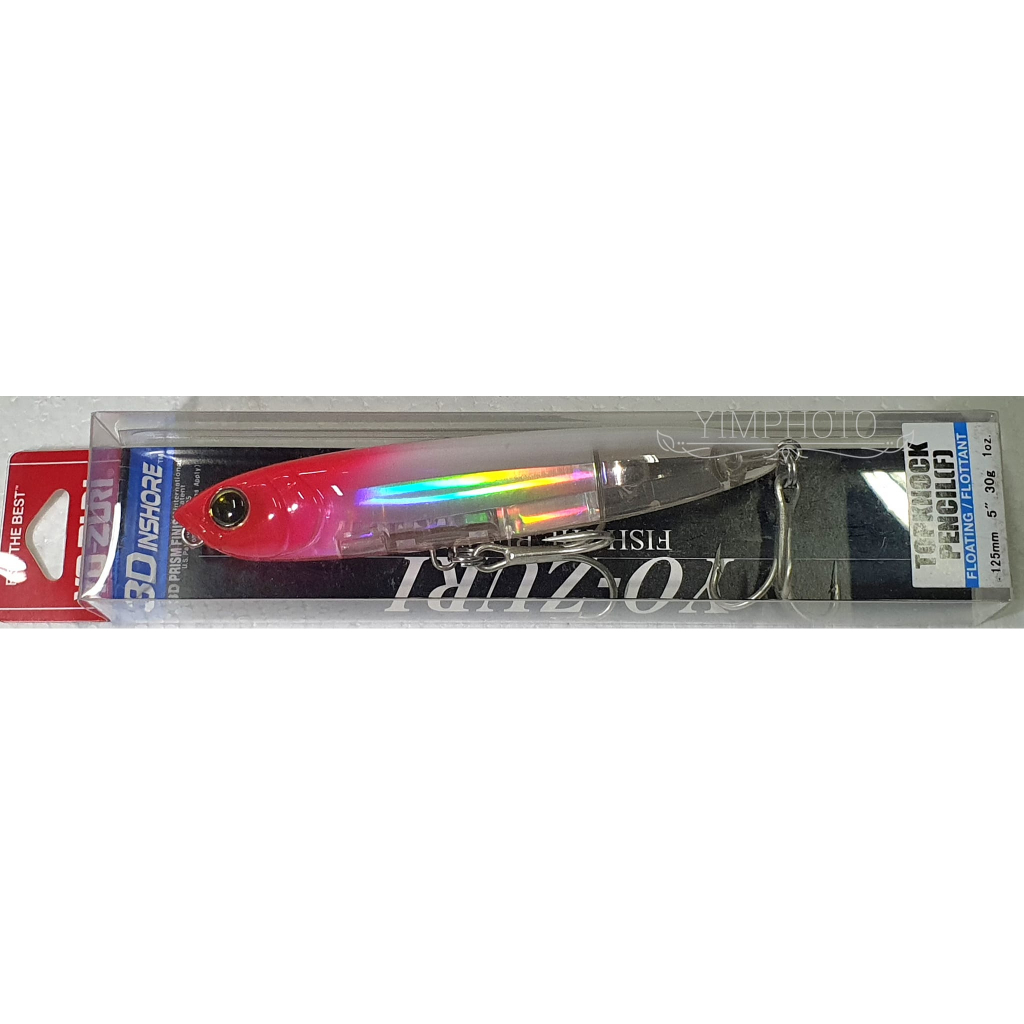 YO-ZURI 3D INSHORE TOPKNOCK PENCIL 125f 30g. เหยื่อปลอมผิวน้ำ เหยื่อตก ...