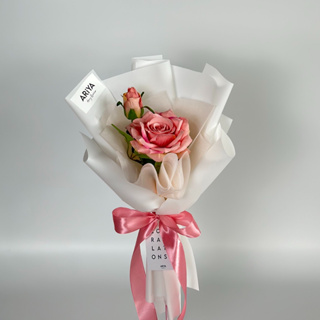 L2 ช่อกุหลาบโลริต้า มีดอกตูม ช่อดอกไม้ ดอกไม้ปัจฉิม​ ดอกไม้​รับปริญญา​ ดอกไม้วาเลนไทน์​ ของขวัญ​วันเกิด​ ของขวัญ​วัน​ครบ