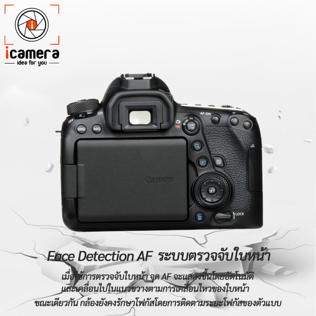ภาพสินค้าCanon Camera EOS 6D Mark 2  - รับประกันร้าน icamera 1ปี จากร้าน icamera_gadgets บน Shopee ภาพที่ 5