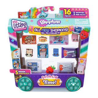 (ของแท้100%) Shopkins Real Littles Snack Time Collectors Pack