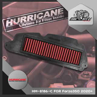 กรองอากาศผ้าใยสังเคราะห์ FORZA350 ปี20+ ( HM-8186 ) ยี่ห้อ Hurricane