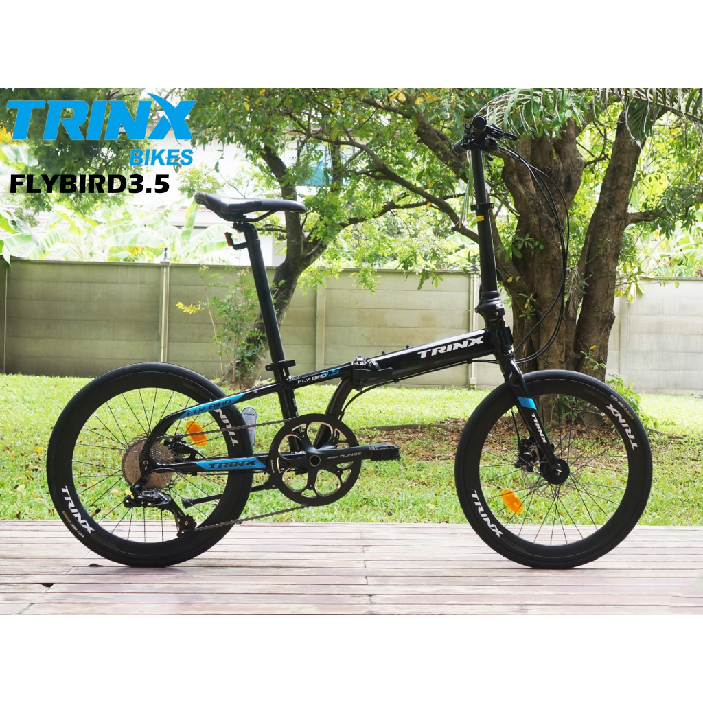 *ผ่อนได้ คอยน์คืน* TRINX FLYBIRD 3.5 จักรยานพับได้ เฟรมอลูมิเนียม 10 ...
