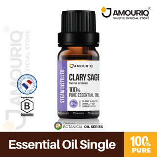 AMOURIQ® French Clary Sage Essential Oil Steam-Distilled 100% Pure นํ้ามันหอมระเหย แคลรี่ เสจ คลารี่ ฝรั่งเศส กลั่นไอน้ำ