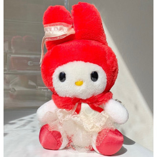 My Melody Vintage Sanrio 2000 Plush Doll, ตุ๊กตามายเมโลดี้