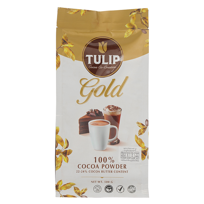 tulip cocoa cocreation ทิวลิปโกล์ดเครื่องดื่มโกโก้ชนิดไขมัน 500 กรัม