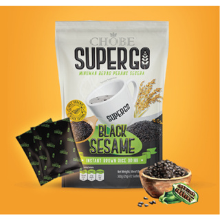 โชเบ ซุปเปอร์โก Chobe Supergo  (Black Sesame) เครื่องดื่มข้าวกล้องสำเร็จรูป (งาดำ) ของแท้100%