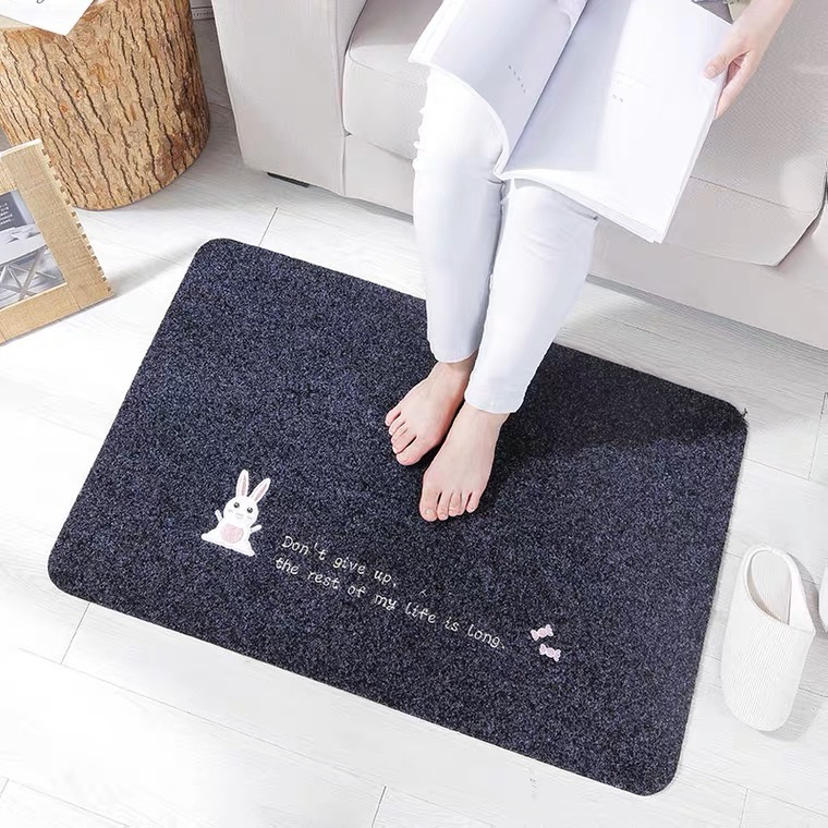 พรมเช็ดเท้า พรมกันลื้น ดูดซับน้ำดี เหมาะสำหรับทั้งห้องน้ำและห้องครัว ...