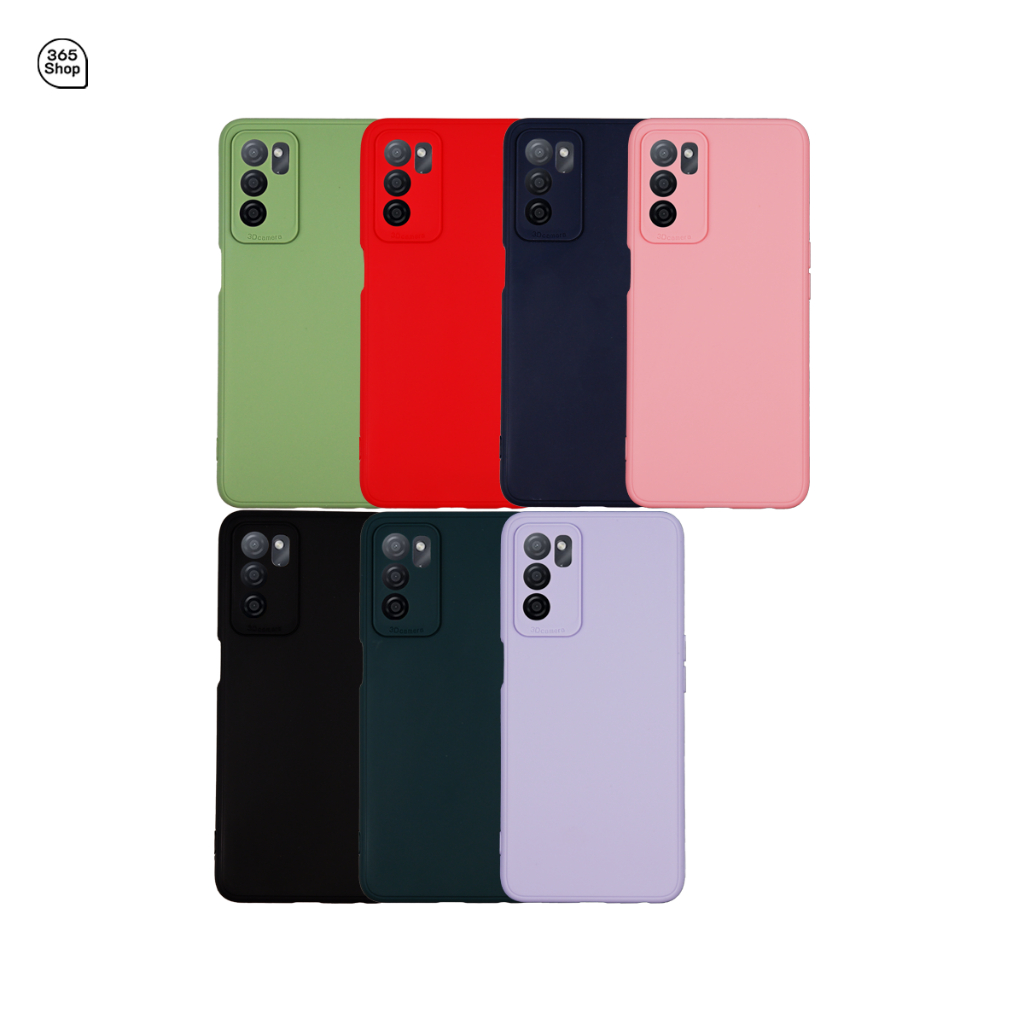 เคส-oppo-a55-ออปโป-เอ55-เคสซิลิโคนนิ่ม-กันกล้อง-สีพาสเทล-tpu-หนา