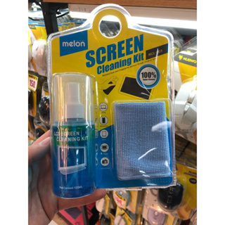 ภาพขนาดย่อของภาพหน้าปกสินค้าMelon MCL-003 Screen Cleaning Kit/น้ำยาทำความสะอาด น้ำยา 120 ml พร้อมผ้า Microfiber จากร้าน chiangmai_cdr บน Shopee