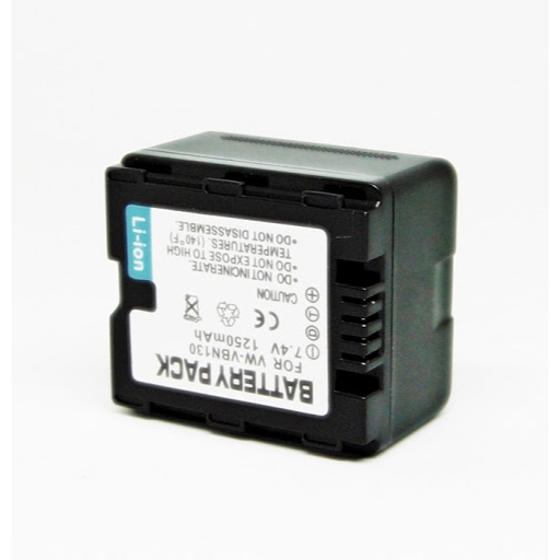 Batteria Sostitutiva Vhbw Per Videocamera Panasonic HC-X800, X900, X909, 2200mAh, 7.2V Con Infochip, Compatibile VW-VBN130 E VW-VBN260