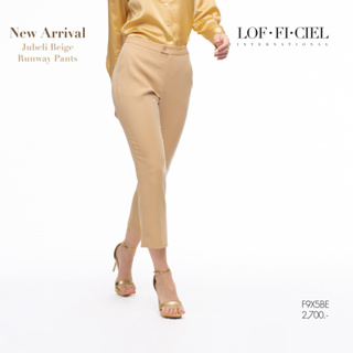 Lofficiel กางเกงขาวยาว กาง﻿เ﻿กงผู้หญิง BUSINESS PANTS (F9X5BE)