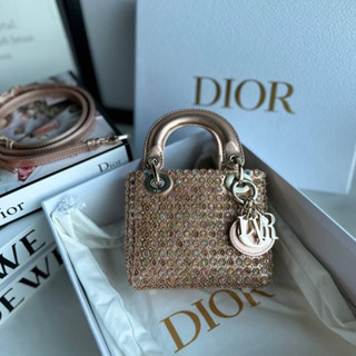 กระเป๋า CHRISTIAN DIOR MICRO SIZE 12CM   limited  COSTUME   เป็นงานสุดสลับเเท้