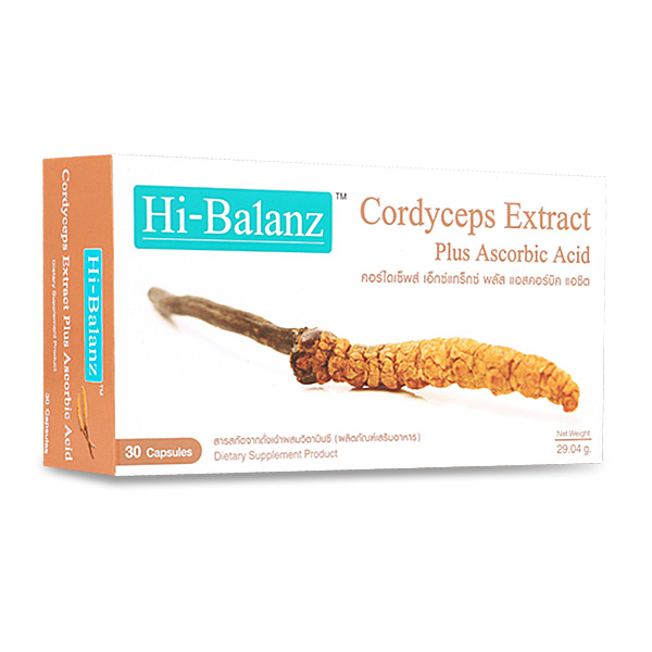 hi-balanz-cordyceps-extract-plus-ascobic-acid-2-กล่อง-ไฮบาลานซ์-ถั่งเช่า-ผสมวิตามินซี-บํารุงกําลัง-ลดอาการหอบหืด-ภูมิแพ้