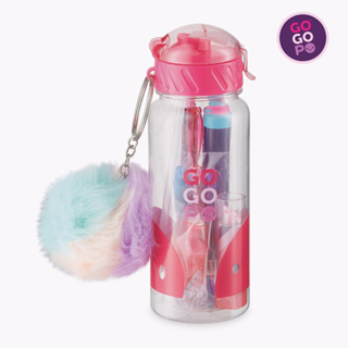 GOGOPO ชุดเครื่องเขียนขวดน้ำ Pink Sports Bottle Bundle สีชมพู