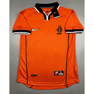 เสื้อบอล ย้อนยุค ทีมชาติ ฮอลแลนด์ 1998 เหย้า Retro Holland Netherlands Home เรโทร คลาสสิค