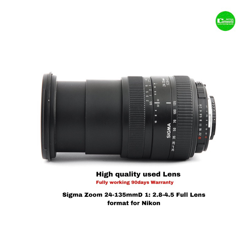 SIGMA 24-135mm f/2.8-4.5 AF IF Zoom Lens for Nikon SLR Cameras