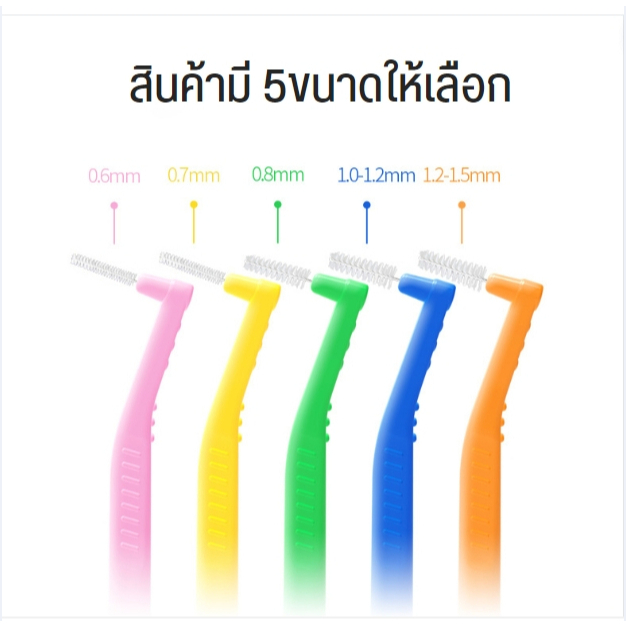 ab001-อุปกรณ์ทำความสะอาดซอกฟัน-รูปตัว-l