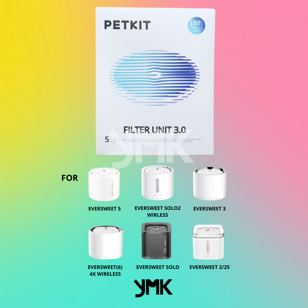 ไส้กรองสำหรับน้ำพุรุ่นใหม่ของ Petkit Filter Replacement 3.0 by YMK ...