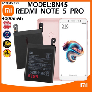 แบตเตอรี่ Xiaomi Redmi Note 5 (BN45) แบต Xiaomi Redmi Note 5 Pro Battery Model BN45 4000mAh BATTERY