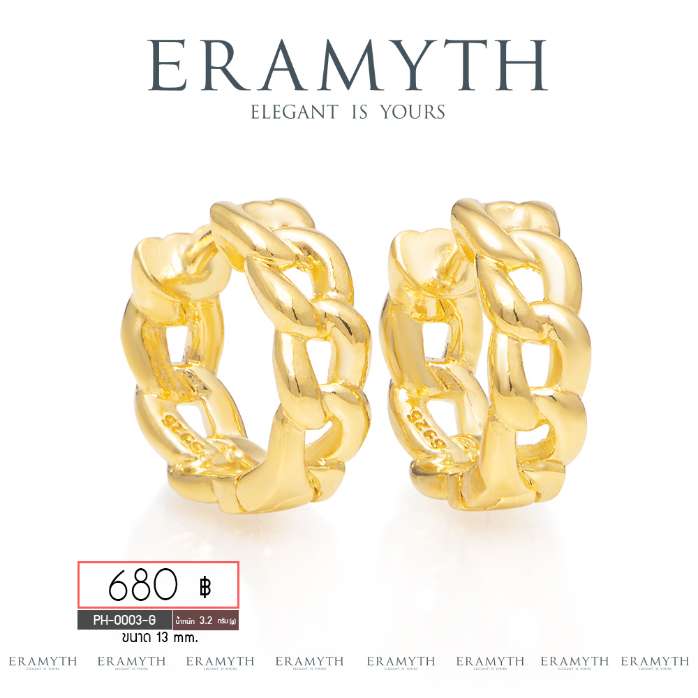 eramyth-jewelry-ต่างหูห่วง-โซ่-เงินแท้-92-5-งานเงินเกลี้ยง-em-0067-พร้อมส่ง